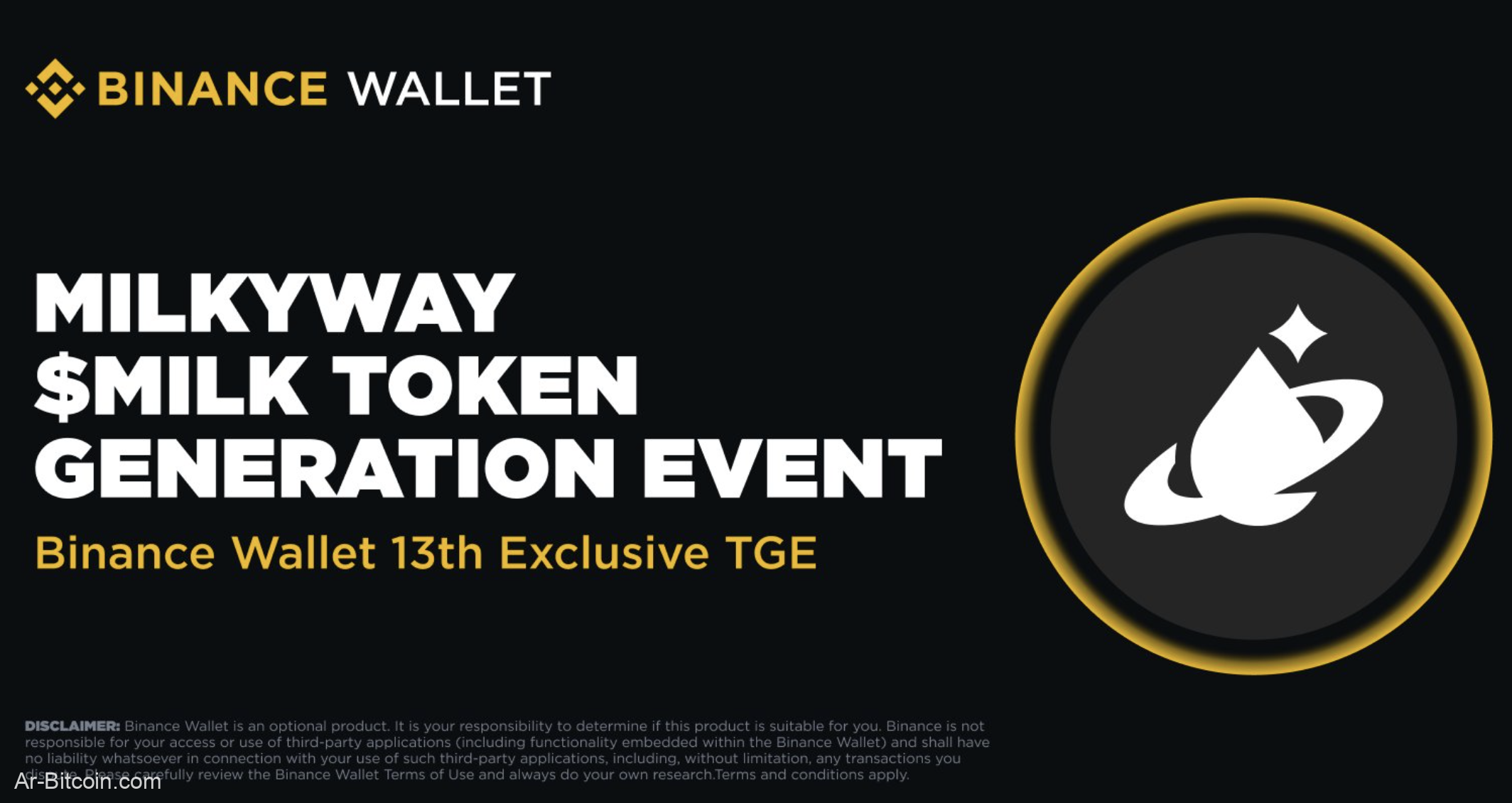 MilkyWay $MILK 幣安 Wallet TGE 活動開跑！4/29 快閃認購，積分機制讓網友抱怨不斷