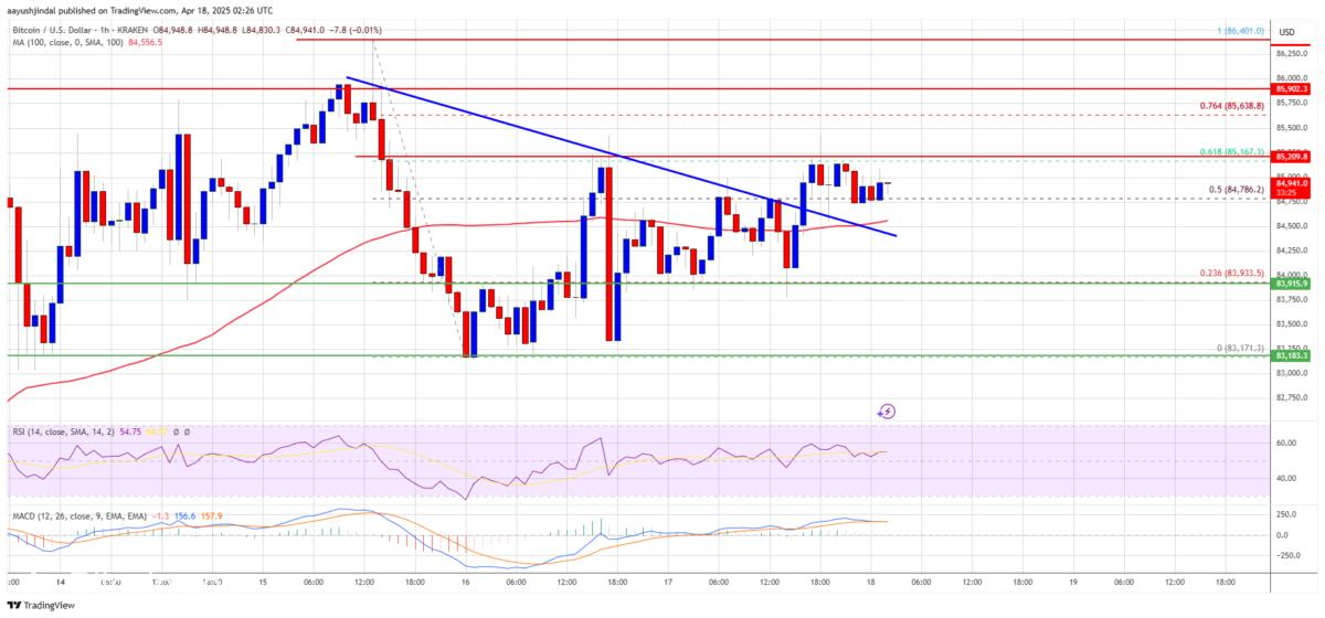 ارتفاع سعر البيتكوين من 83200 دولار - هل يمكن أن يدفع الثيران BTC نحو 88،800 دولار؟