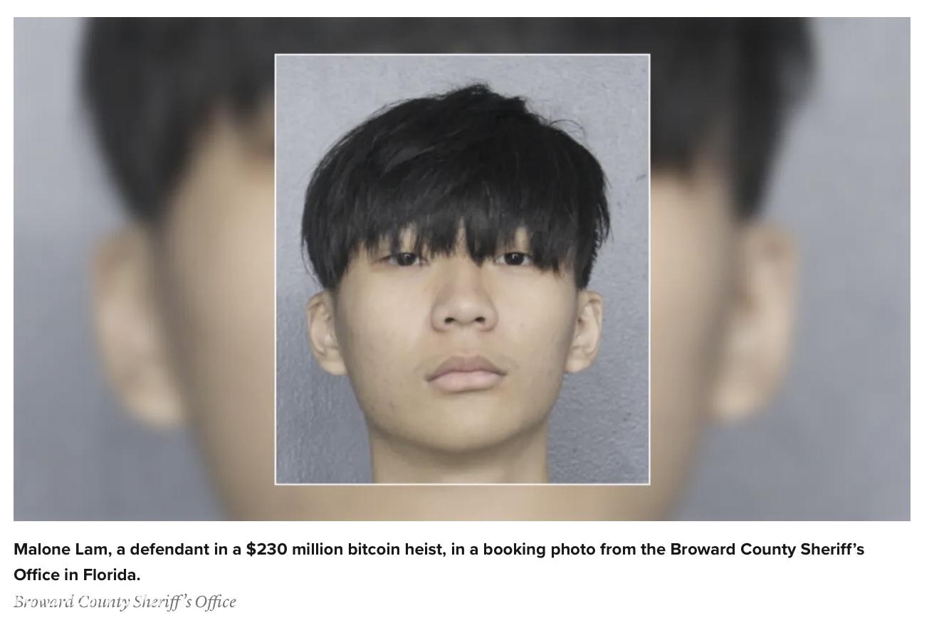 美司法部起訴社交工程詐團共12名成員，組織主腦 Malone Lam 只有 22 歲